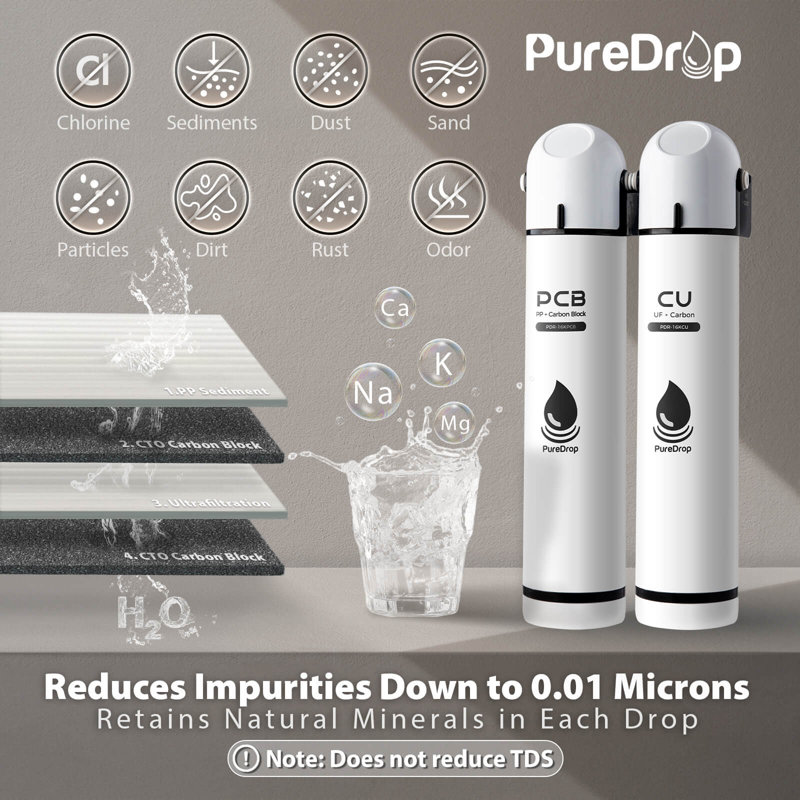 Filtre à eau sous évier PureDrop PDR-16KUF2