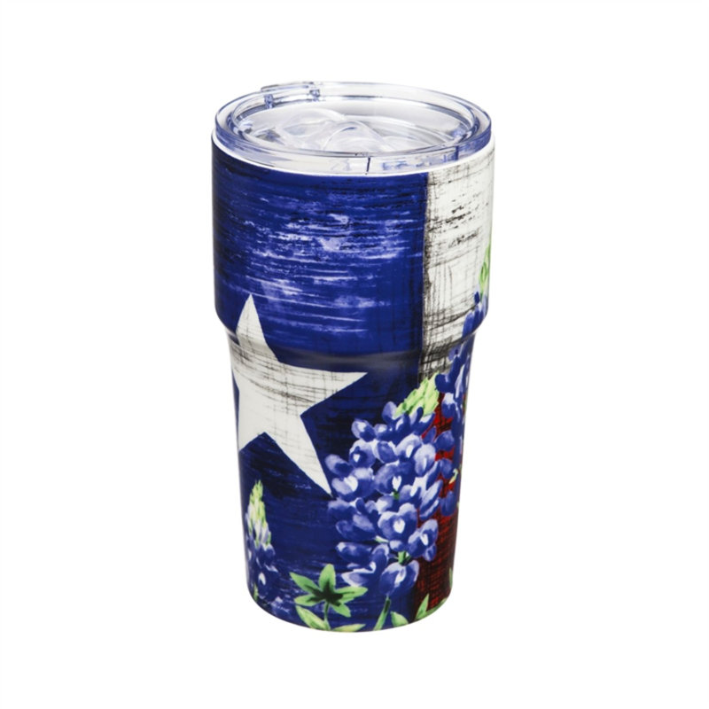 Gobelet de voyage en céramique à double paroi 13 Oz. Americana Garden