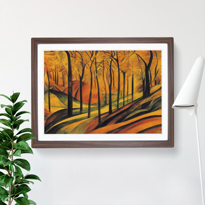 Ethereal Autumn Forest - Framed Print