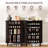 24 Pair Shoe Storage Cabinet, 31.5 Inch 6-Tier Shoe Cabinet with Adjustable Shelves & Sliding Doors, Mid-Century Modern Freestanding Shoe Storage Organizer for Entryway, Hallway, Living Room-101295442-103896335
