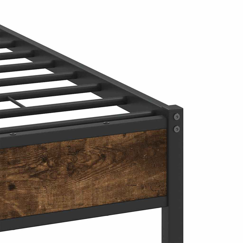 Bed, Smoked Oak, 120 x 200cm