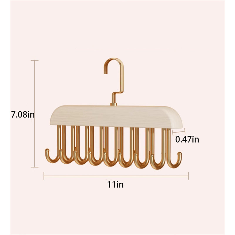 Solid Wood Multi-Functional Clothes Hanger, 5