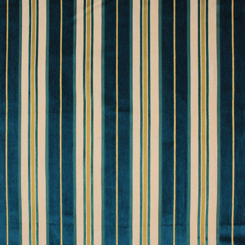 Tissu à rayures napolitaine Prive, Teal Bay
