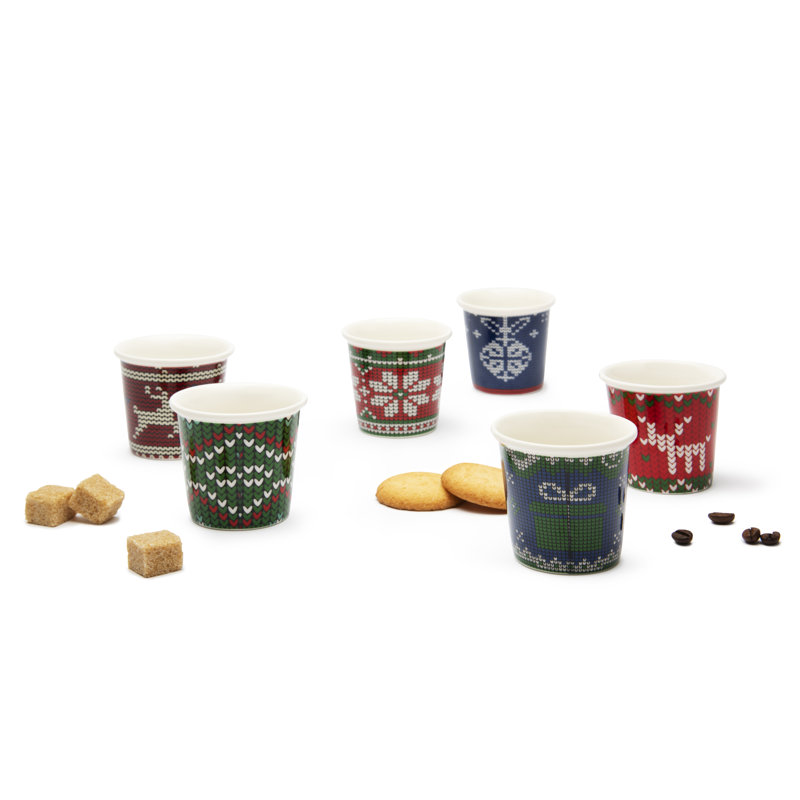 Fall Winter Porcelain Coffee Cup