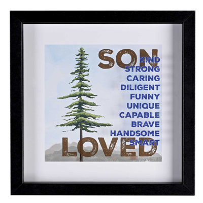 Framed Wall Art Son 10X10