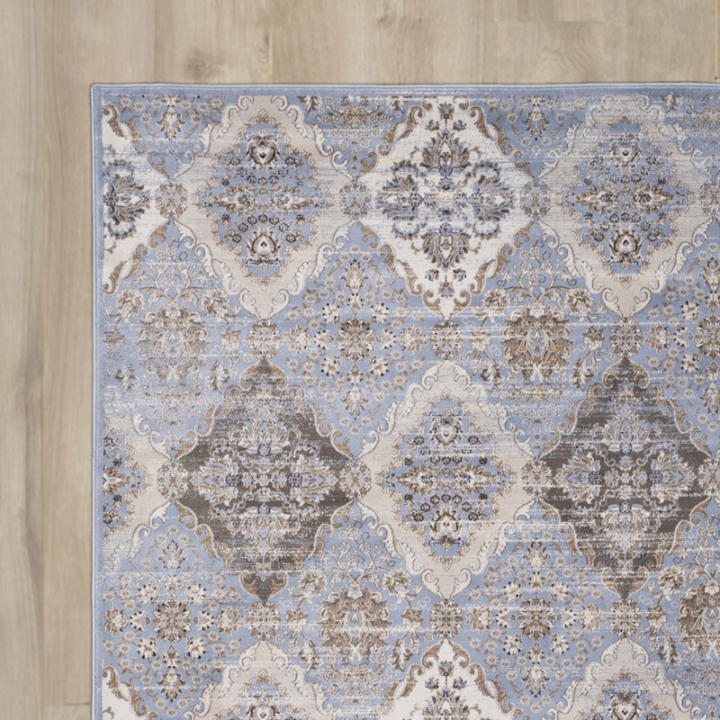 Tapis géométrique Barton, Carré 6 pi 7 po