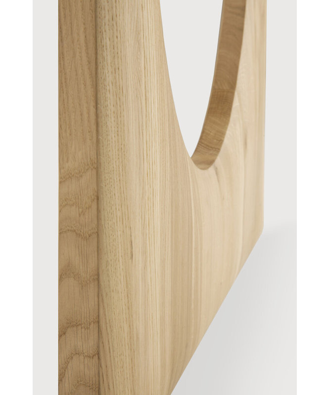 Solid Oak Dining Table, Beige, 39.38" W x 98.43" L
