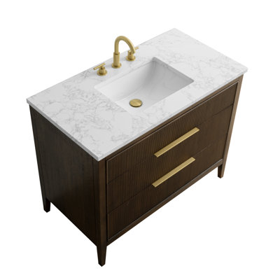Bilroy 42" Oak Single Bathroom Vanity