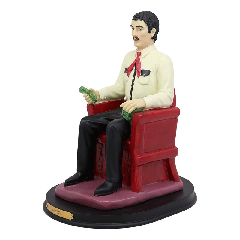 Figurine malverde jesus grand assis Leonard