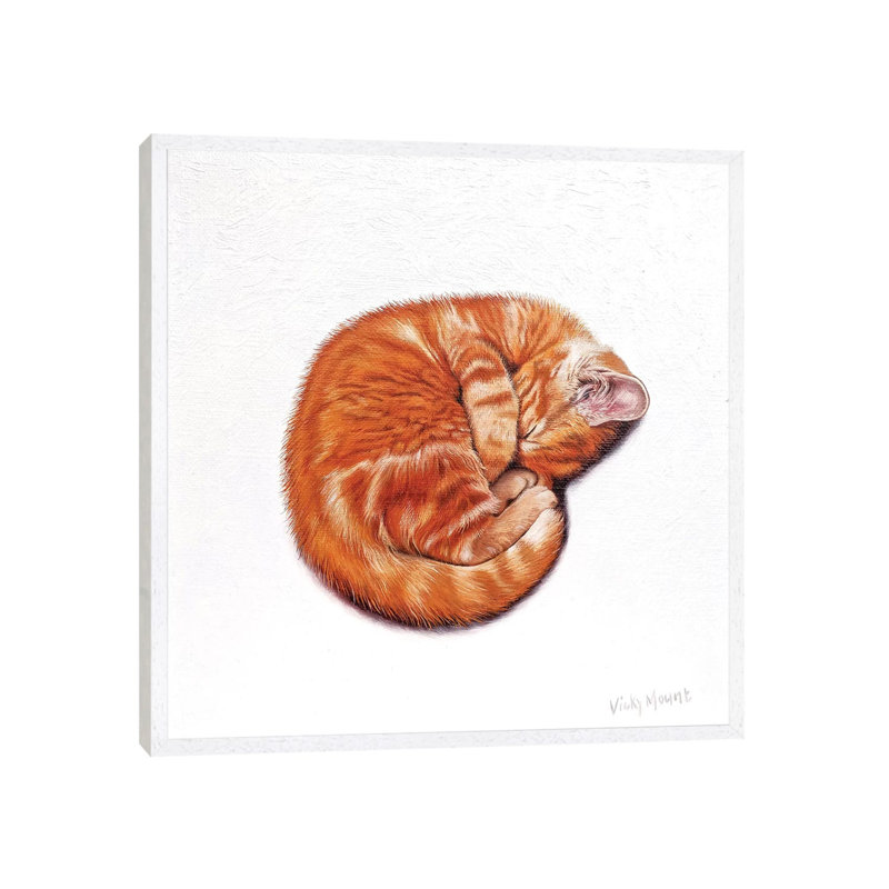 Clementine 1 Piece Painting on Canvas, 66.04 cm H x 66.04 cm W, White Framed