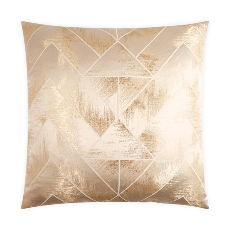 Catania Pillow Cover & Insert, Ivory, Square 24"