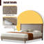 Lit plateforme en bois avec base rembourrée-1060308827-1060308828