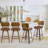 26" Swivel Upholstered Counter Height Bar Stool-830138023-823337385