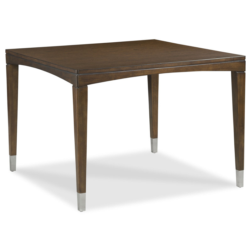 Crescent Square Dining Table, Suede