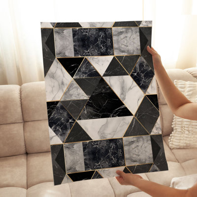 «Abstract Geode Shapes X III», reproduction d'art moderne sans cadre