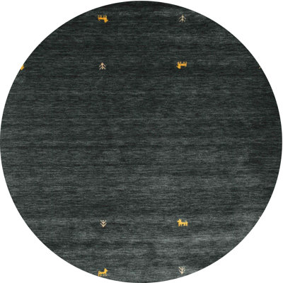 Tapis gris anthracite Bohao