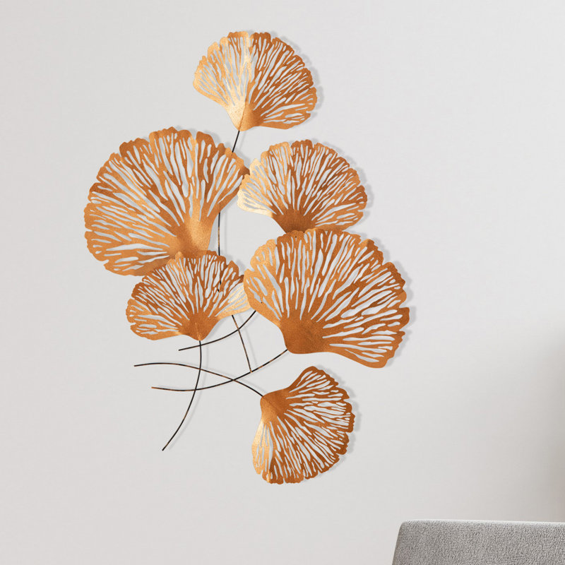 Accessoire mural en métal peint à la main 29,5 po x 1,9 po x 39,4 po | 100% métal durable, épaisseur: 0,03 pouce | Variations de couleurs uniques, parfaites pour la décoration de la maison ou du bureau, design accrocheur