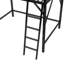 Lit mezzanine double en métal avec tablettes de rangement-63081487-63081480