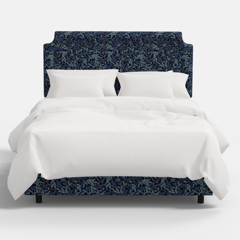 Hampton Bed In Willowberry Navy, King, Willowberry Navy