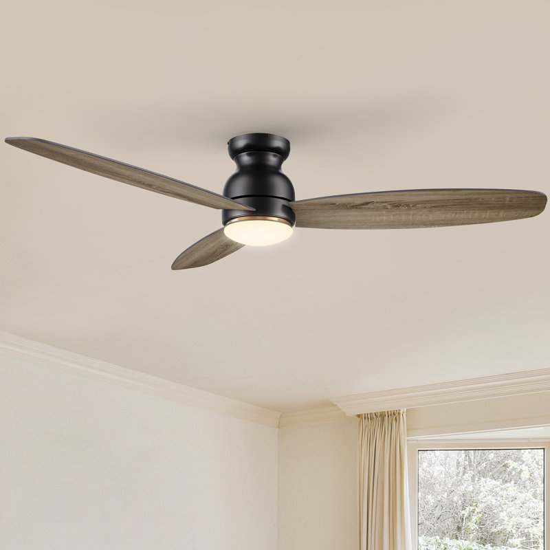 Ventilateur de plafond intelligent 60 pouces avec lumière DEL, télécommande, fonctionne avec l'assistant Google et Amazon Alexa, raccourci Siri