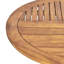 Table d'extérieur 70 po en bois avec finition en A pour utilisation