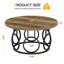 Frame Coffee Table with Storage