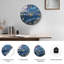 Horloge murale en verre Mountain-1045808016