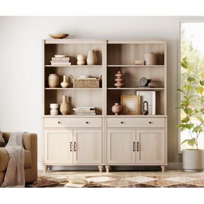 Scarlett 72.1" H x 67.7" W Bookcase