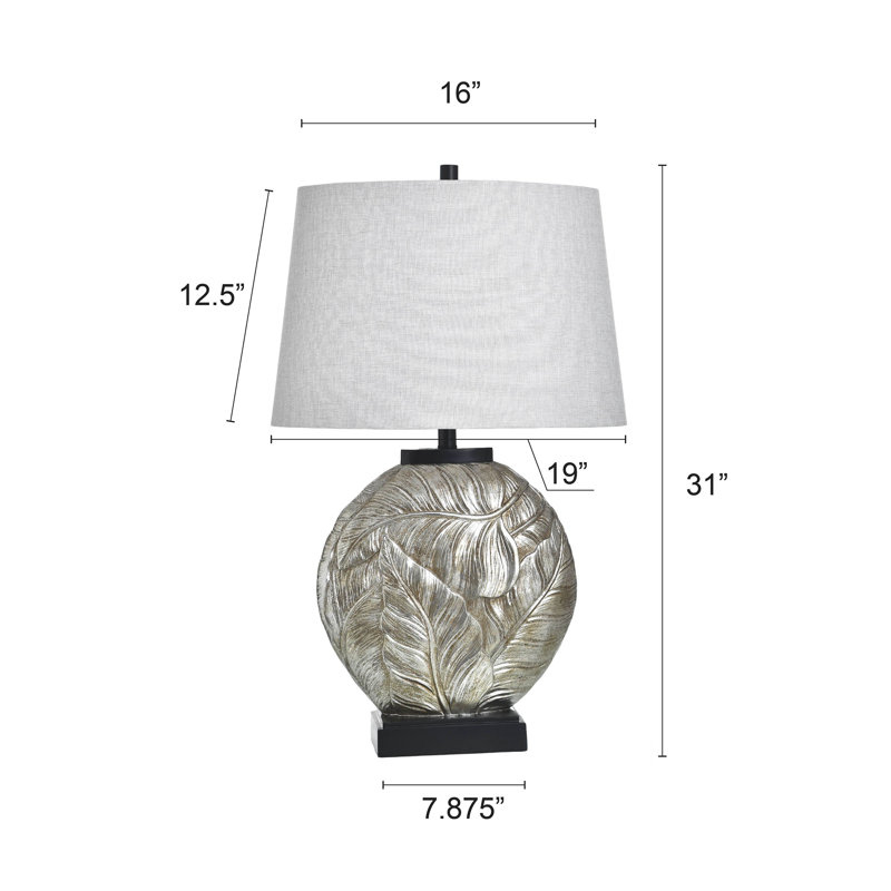 Poly Table Lamp - Pozega Silver