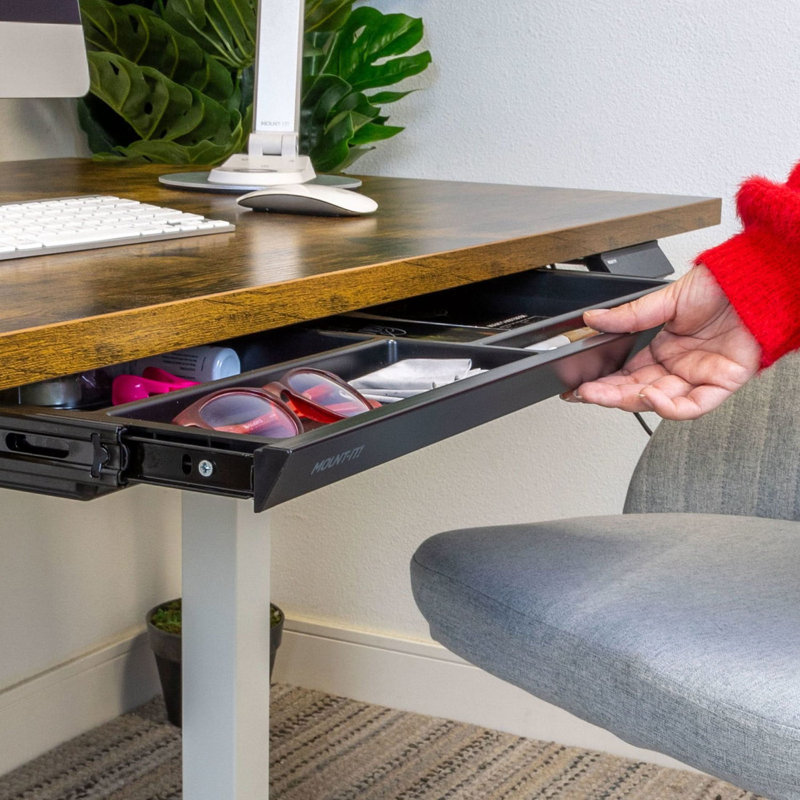 Deep Under Desk Drawer, Black