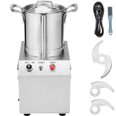 Food Processor Vegetable Chopper 6.3 Quart Food-Grade Stainless Steel Blender
