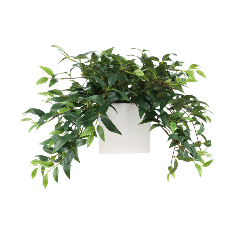 13 po Faux Ruscus plante en pot en céramique