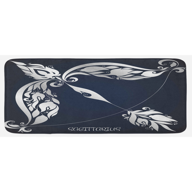 Eclectic Polyester Kitchen Mat