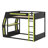 Gaming Bunk Bed With Side-Mounted Oversized RGB Desk-693166699