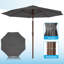 Parasol de patio 9 pi avec base-133047206