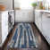 Machine Washable Indoor/Outdoor Christain ACN1304 Navy Rug