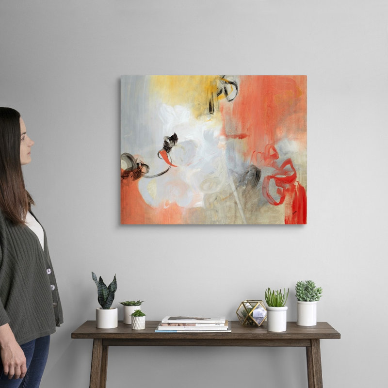 Reproduction d’art sur toile, "Coral cure" par Kari Taylor, H 24 po x l 30 po x P 1,25 po, Toile tendue