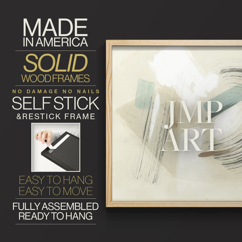 Este Momento I -Framed Print - Restickable, Natural, 11" H x 14" W