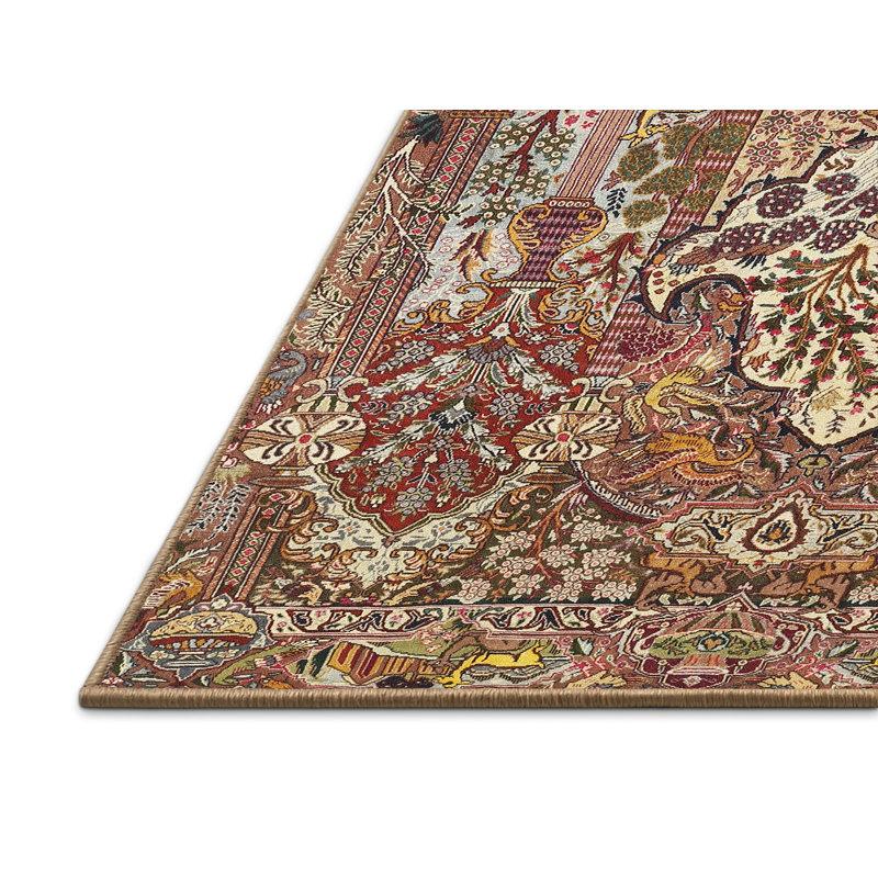 Tapis brun Gale Southwestern, Rectangle 2 pi x 4 pi