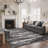 Pavelina Abstract Modern Machine Washable Non-Slip Area Rug in Green/Beige -369354368-397210414
