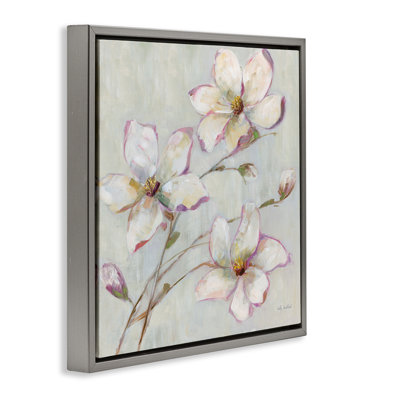 «Apple Blossom Botanicals», art mural sur toile flottante par Sally Swatland