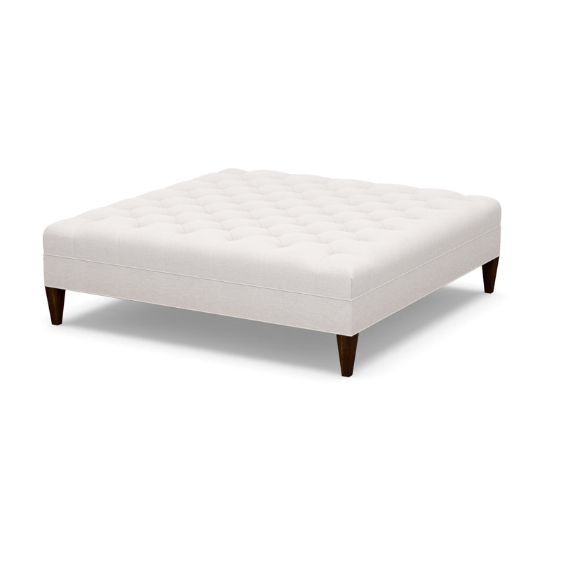 Square Ottoman, Walnut, 3906-73
