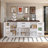 63" Farmhouse Barn Door Storage Cabinet with 2 Drawers & Door Rack-551688888