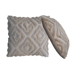 Grey Square Cushion