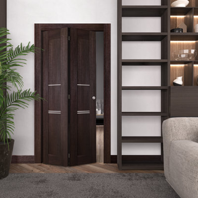 Belldinni 80 in. H Bi-Fold Door with Installation Hardware and Knob / Lever