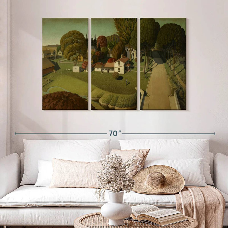 Alvord The Birthplace Of Herbert Hoover, 32" H x 50" W