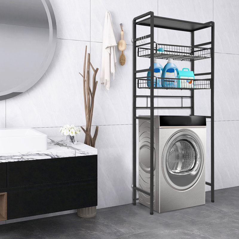 Rangement pour la machine à laver au-dessus de la toilette Rangement pour la salle de lavage Rangement pour la salle de bain