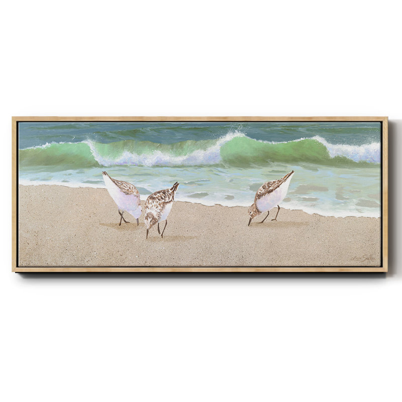Beach Buddies - toile encadrée, H 12 po x l 30 po