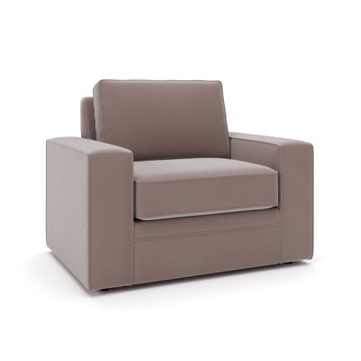 Chaise d'appoint rembourrée Brynn