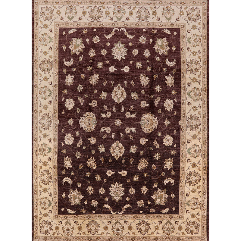 Tapis beige / rouge Meribelle, Rectangle 8 pi x 10 pi
